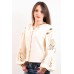 Embroidered blouse "Harmony" beige 
